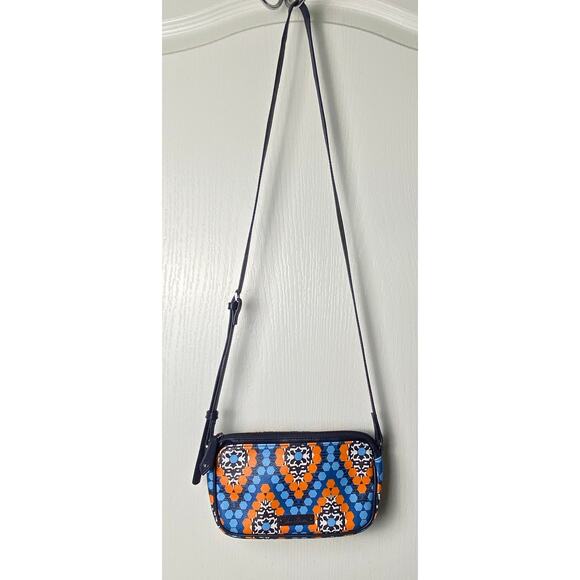 Vera Bradley‎ Small Crossbody Marrakesh Beads Blue Orange White Purse Bag - Picture 2 of 10
